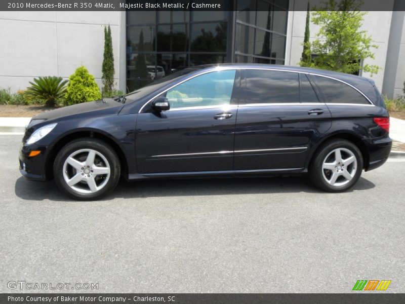 Majestic Black Metallic / Cashmere 2010 Mercedes-Benz R 350 4Matic