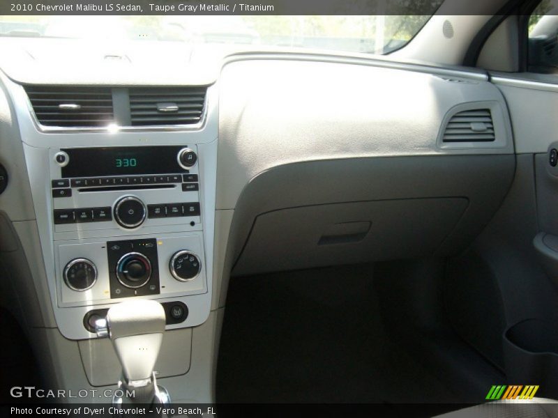 Taupe Gray Metallic / Titanium 2010 Chevrolet Malibu LS Sedan