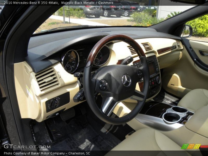 Majestic Black Metallic / Cashmere 2010 Mercedes-Benz R 350 4Matic