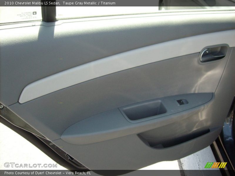 Taupe Gray Metallic / Titanium 2010 Chevrolet Malibu LS Sedan