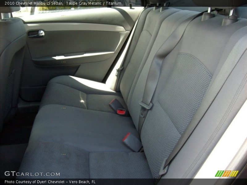 Taupe Gray Metallic / Titanium 2010 Chevrolet Malibu LS Sedan