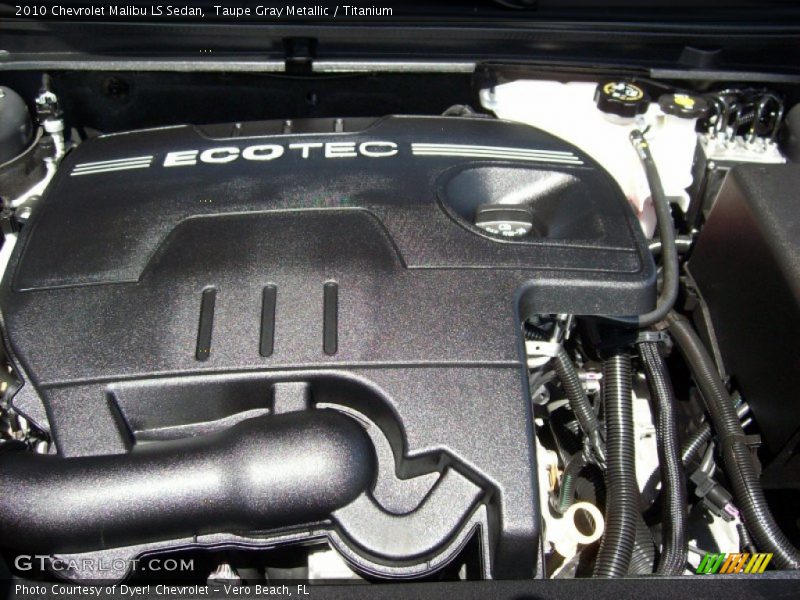 Taupe Gray Metallic / Titanium 2010 Chevrolet Malibu LS Sedan