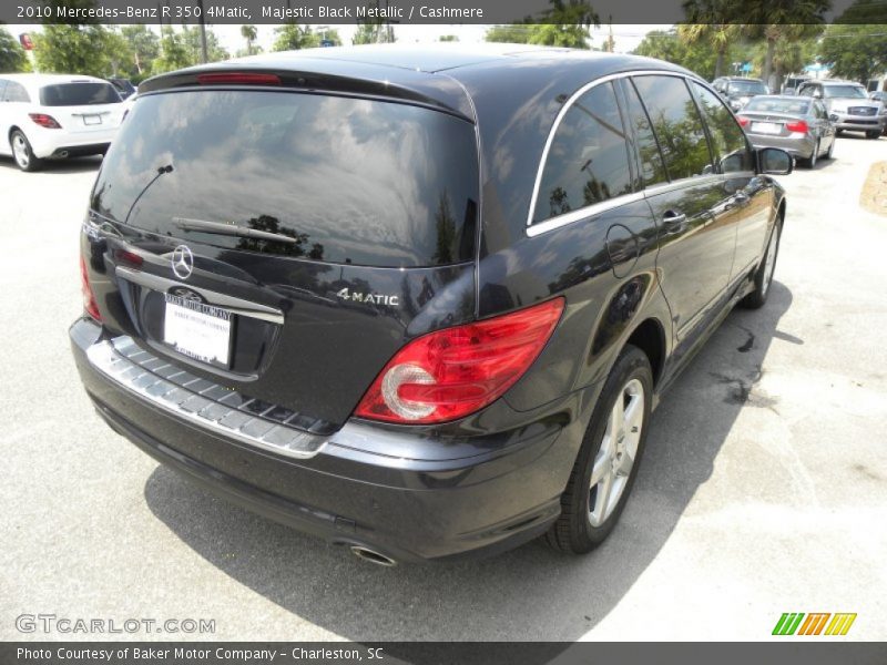 Majestic Black Metallic / Cashmere 2010 Mercedes-Benz R 350 4Matic