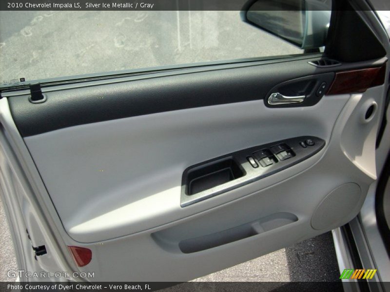 Silver Ice Metallic / Gray 2010 Chevrolet Impala LS