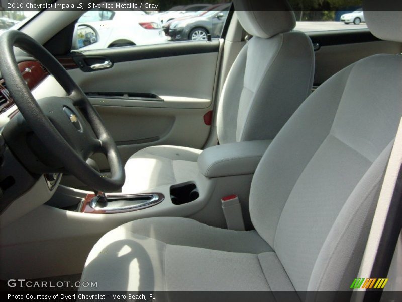 Silver Ice Metallic / Gray 2010 Chevrolet Impala LS