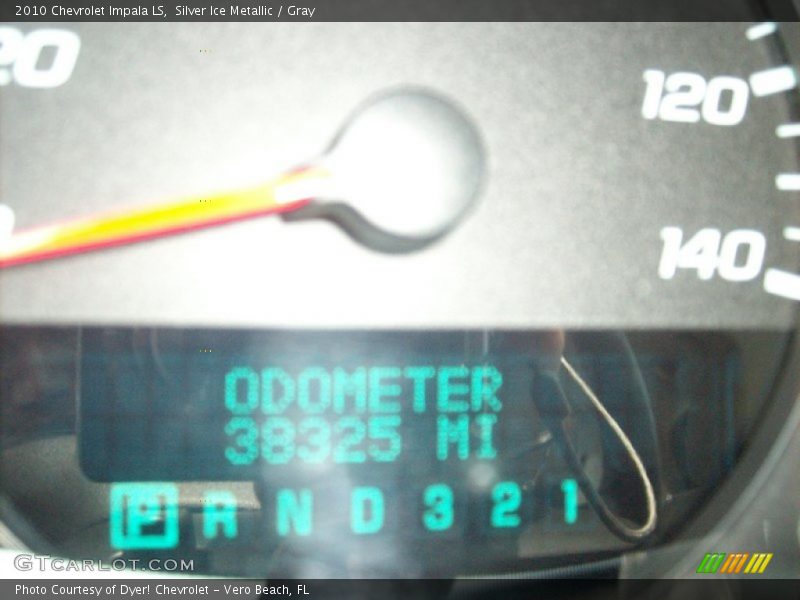 Silver Ice Metallic / Gray 2010 Chevrolet Impala LS