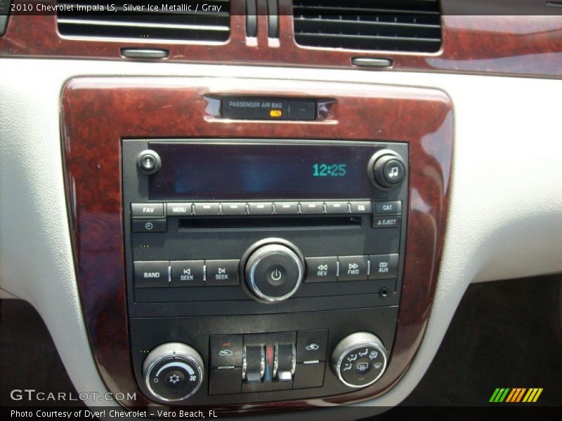 Silver Ice Metallic / Gray 2010 Chevrolet Impala LS