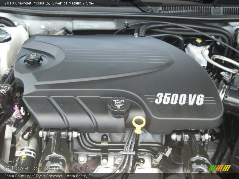 Silver Ice Metallic / Gray 2010 Chevrolet Impala LS