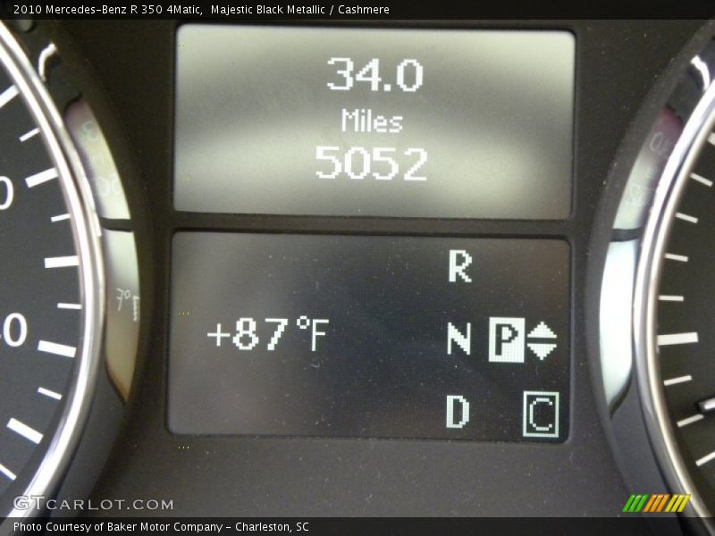 Majestic Black Metallic / Cashmere 2010 Mercedes-Benz R 350 4Matic