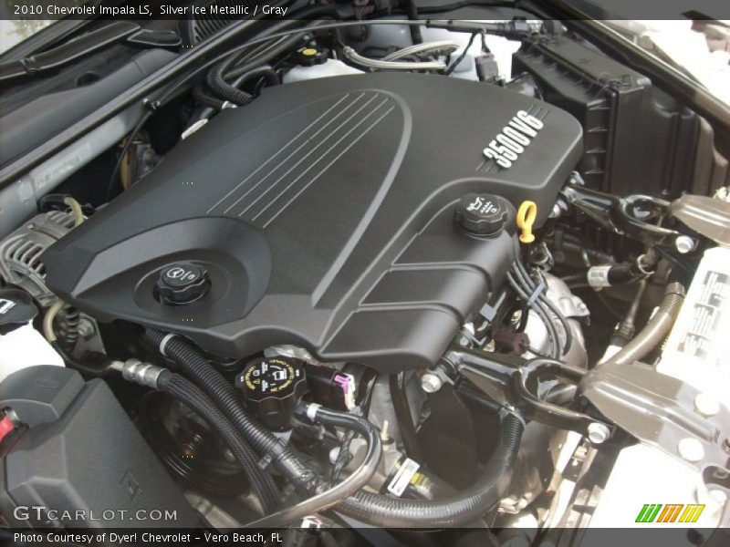 Silver Ice Metallic / Gray 2010 Chevrolet Impala LS