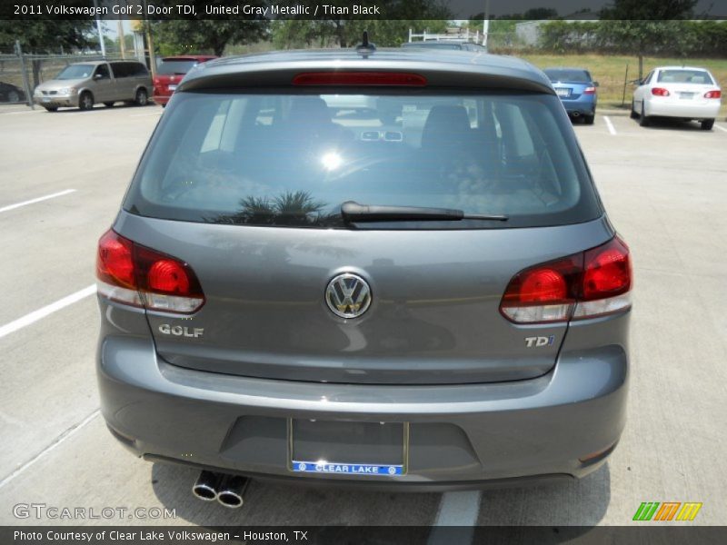 United Gray Metallic / Titan Black 2011 Volkswagen Golf 2 Door TDI