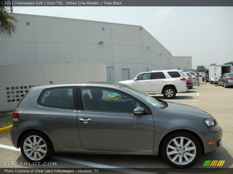 United Gray Metallic / Titan Black 2011 Volkswagen Golf 2 Door TDI