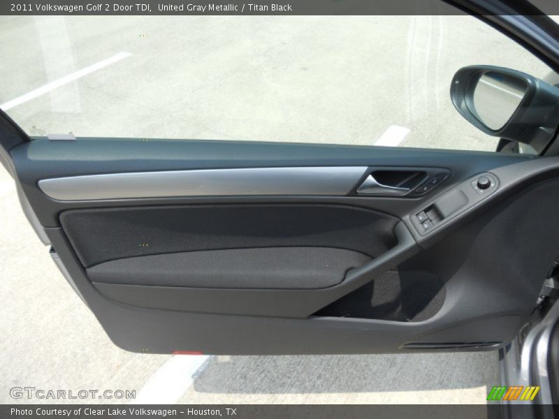 United Gray Metallic / Titan Black 2011 Volkswagen Golf 2 Door TDI