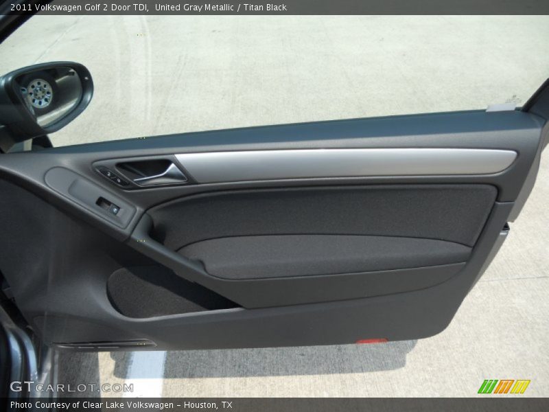 United Gray Metallic / Titan Black 2011 Volkswagen Golf 2 Door TDI