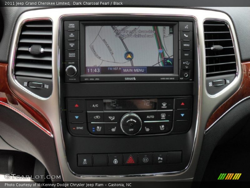Controls of 2011 Grand Cherokee Limited