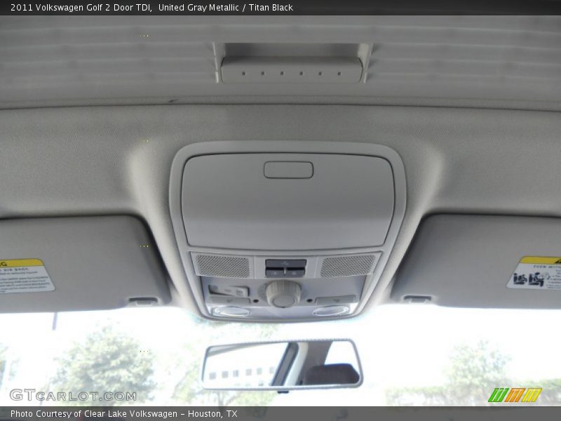 United Gray Metallic / Titan Black 2011 Volkswagen Golf 2 Door TDI