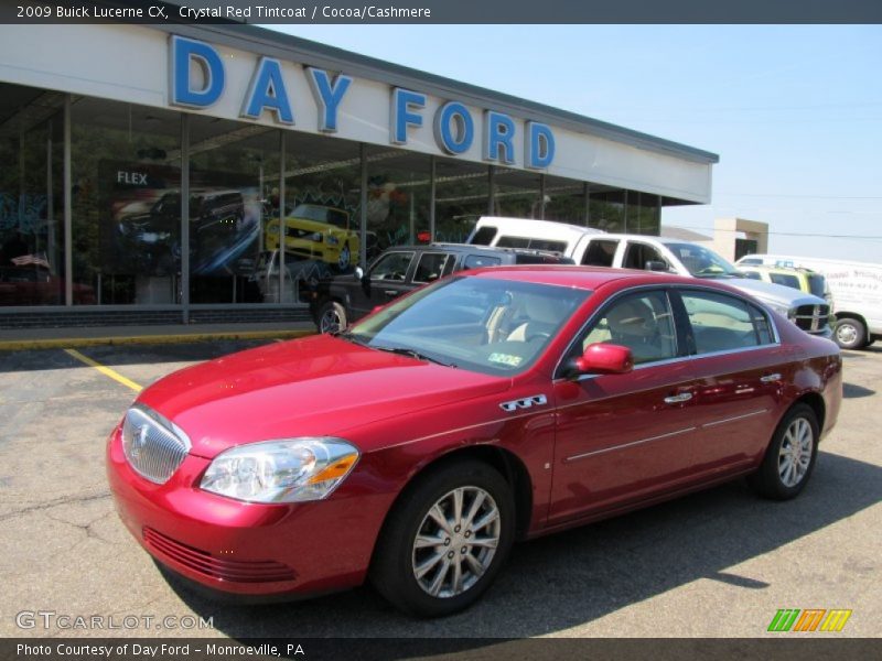 Crystal Red Tintcoat / Cocoa/Cashmere 2009 Buick Lucerne CX