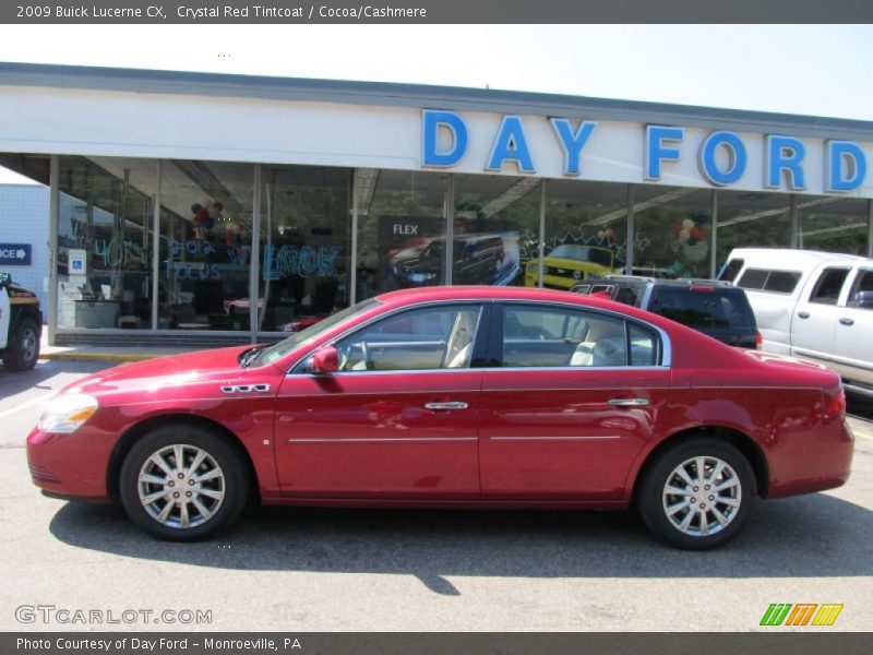 Crystal Red Tintcoat / Cocoa/Cashmere 2009 Buick Lucerne CX