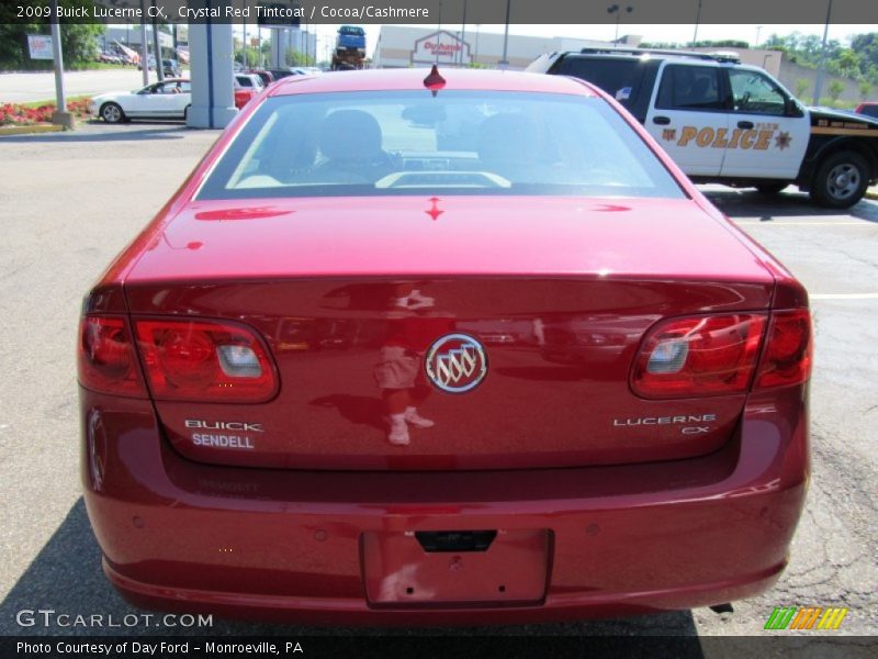 Crystal Red Tintcoat / Cocoa/Cashmere 2009 Buick Lucerne CX