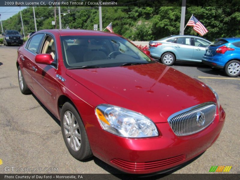 Crystal Red Tintcoat / Cocoa/Cashmere 2009 Buick Lucerne CX