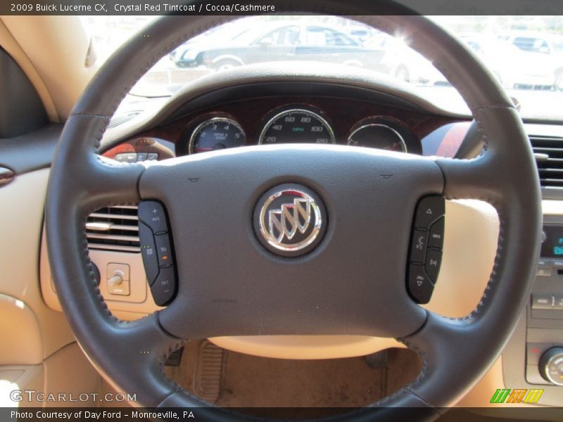 Crystal Red Tintcoat / Cocoa/Cashmere 2009 Buick Lucerne CX