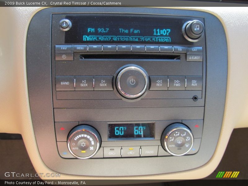 Crystal Red Tintcoat / Cocoa/Cashmere 2009 Buick Lucerne CX