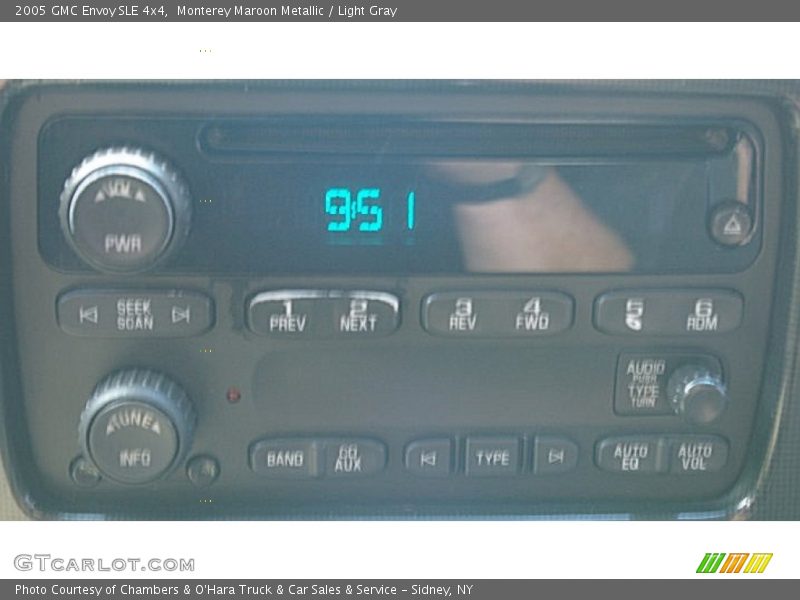 Monterey Maroon Metallic / Light Gray 2005 GMC Envoy SLE 4x4