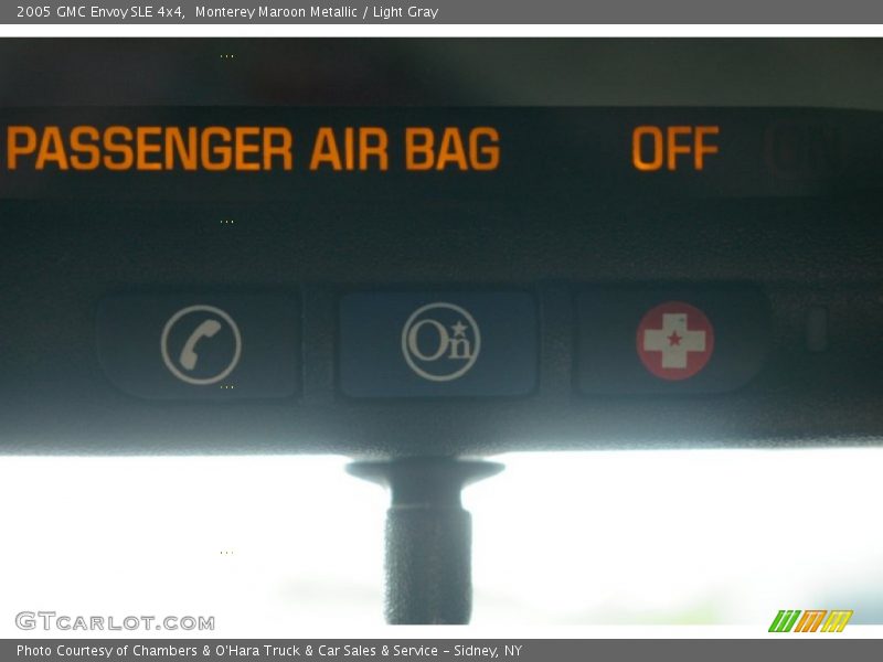 Monterey Maroon Metallic / Light Gray 2005 GMC Envoy SLE 4x4