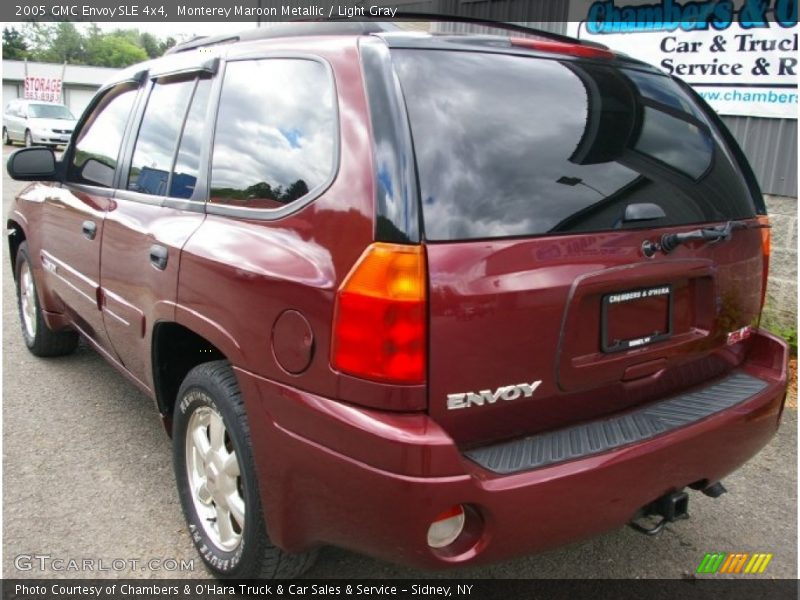 Monterey Maroon Metallic / Light Gray 2005 GMC Envoy SLE 4x4