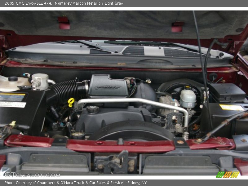 Monterey Maroon Metallic / Light Gray 2005 GMC Envoy SLE 4x4