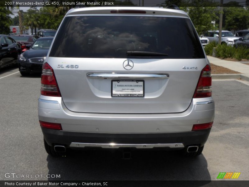 Iridium Silver Metallic / Black 2007 Mercedes-Benz GL 450