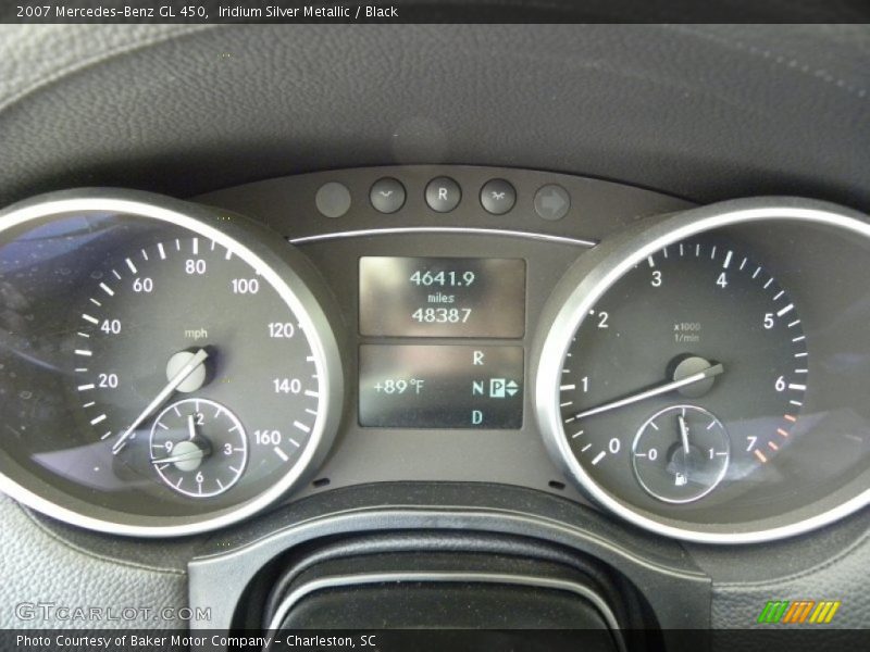 Iridium Silver Metallic / Black 2007 Mercedes-Benz GL 450