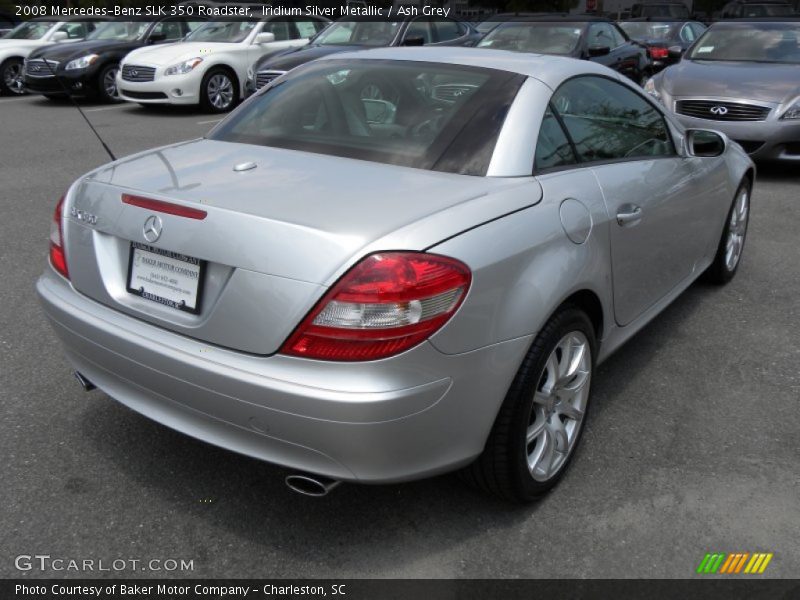 Iridium Silver Metallic / Ash Grey 2008 Mercedes-Benz SLK 350 Roadster