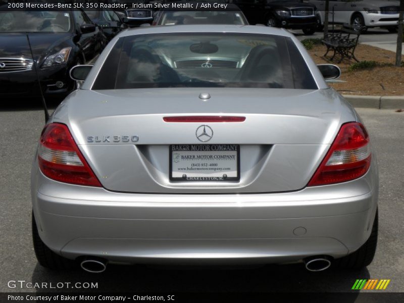 Iridium Silver Metallic / Ash Grey 2008 Mercedes-Benz SLK 350 Roadster