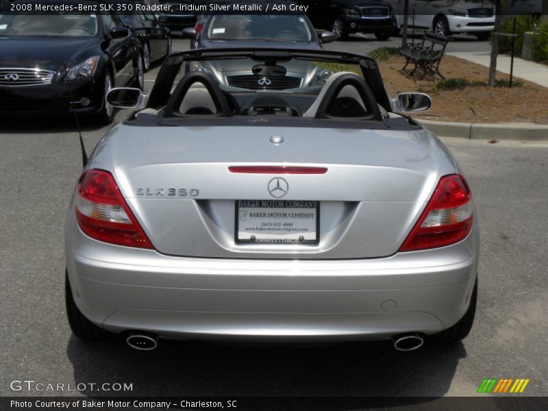 Iridium Silver Metallic / Ash Grey 2008 Mercedes-Benz SLK 350 Roadster