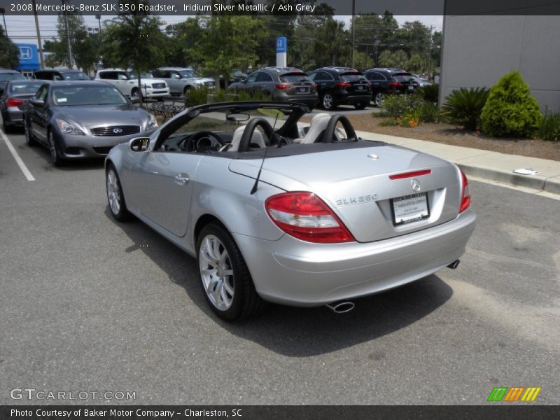 Iridium Silver Metallic / Ash Grey 2008 Mercedes-Benz SLK 350 Roadster