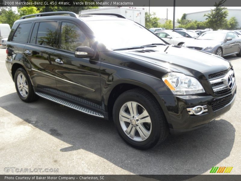 Verde Brook Metallic / Macadamia 2008 Mercedes-Benz GL 450 4Matic