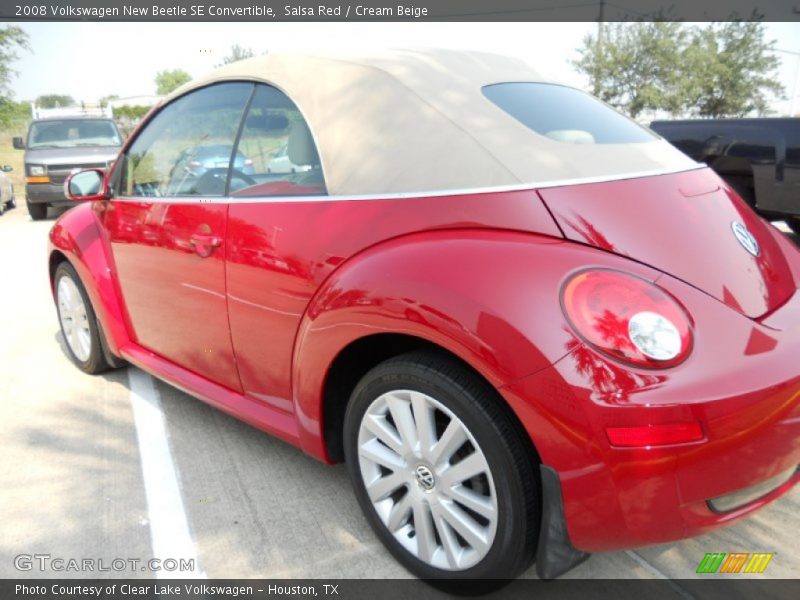 Salsa Red / Cream Beige 2008 Volkswagen New Beetle SE Convertible