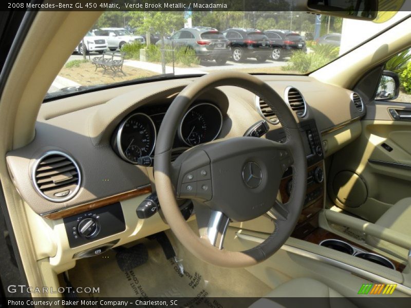 Verde Brook Metallic / Macadamia 2008 Mercedes-Benz GL 450 4Matic