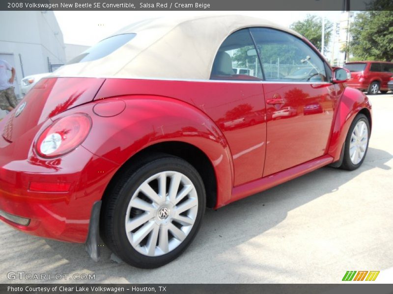 Salsa Red / Cream Beige 2008 Volkswagen New Beetle SE Convertible