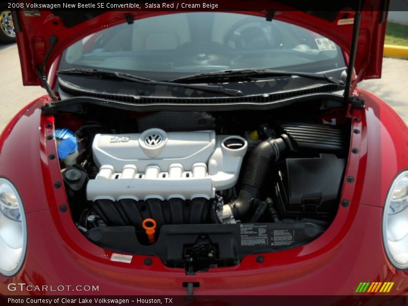Salsa Red / Cream Beige 2008 Volkswagen New Beetle SE Convertible