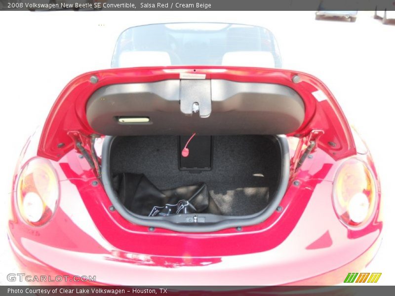 Salsa Red / Cream Beige 2008 Volkswagen New Beetle SE Convertible