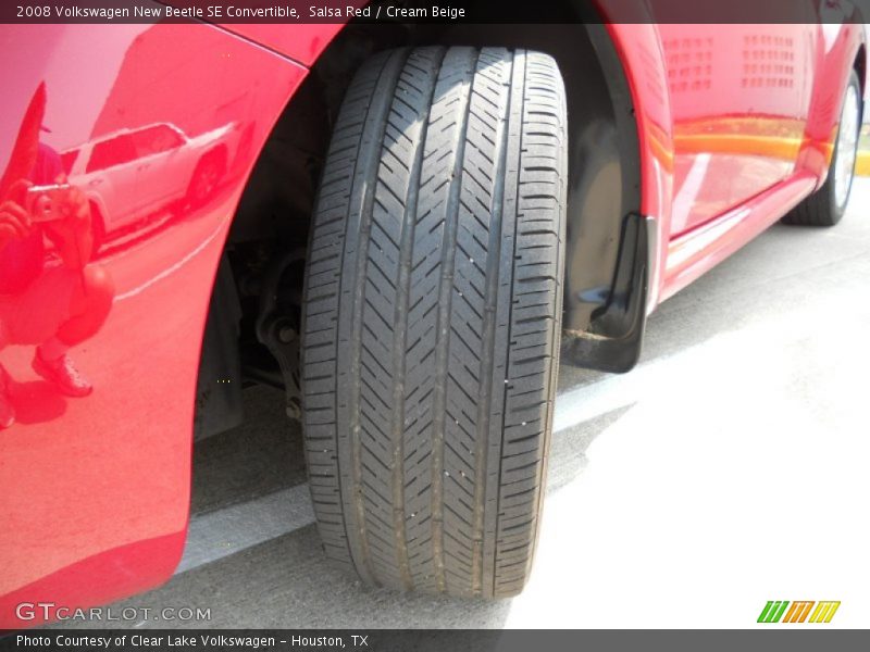 Salsa Red / Cream Beige 2008 Volkswagen New Beetle SE Convertible