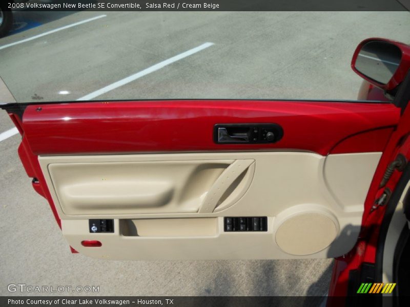 Salsa Red / Cream Beige 2008 Volkswagen New Beetle SE Convertible