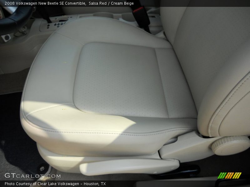 Salsa Red / Cream Beige 2008 Volkswagen New Beetle SE Convertible