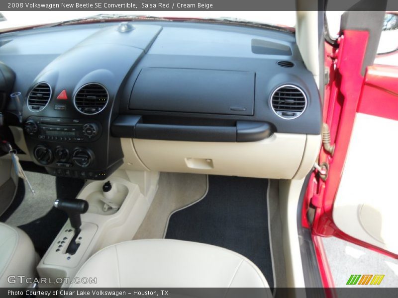 Salsa Red / Cream Beige 2008 Volkswagen New Beetle SE Convertible