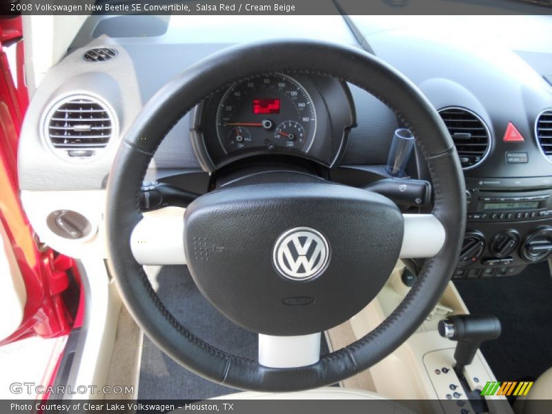 Salsa Red / Cream Beige 2008 Volkswagen New Beetle SE Convertible