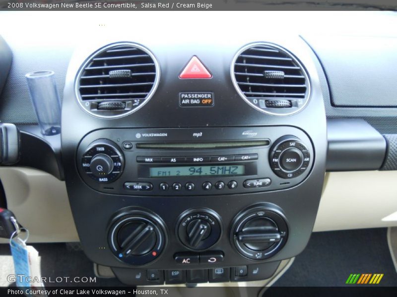 Salsa Red / Cream Beige 2008 Volkswagen New Beetle SE Convertible