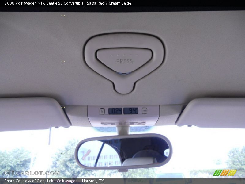 Salsa Red / Cream Beige 2008 Volkswagen New Beetle SE Convertible