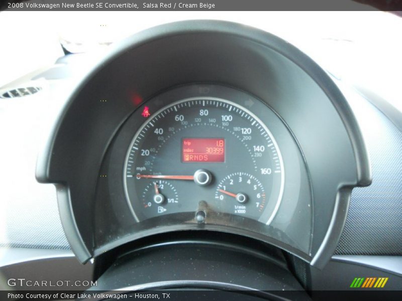 Salsa Red / Cream Beige 2008 Volkswagen New Beetle SE Convertible